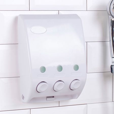 Distributeur de savon de salle de bain verrouillable * 350 ml - Distributeur de savon de salle de bain